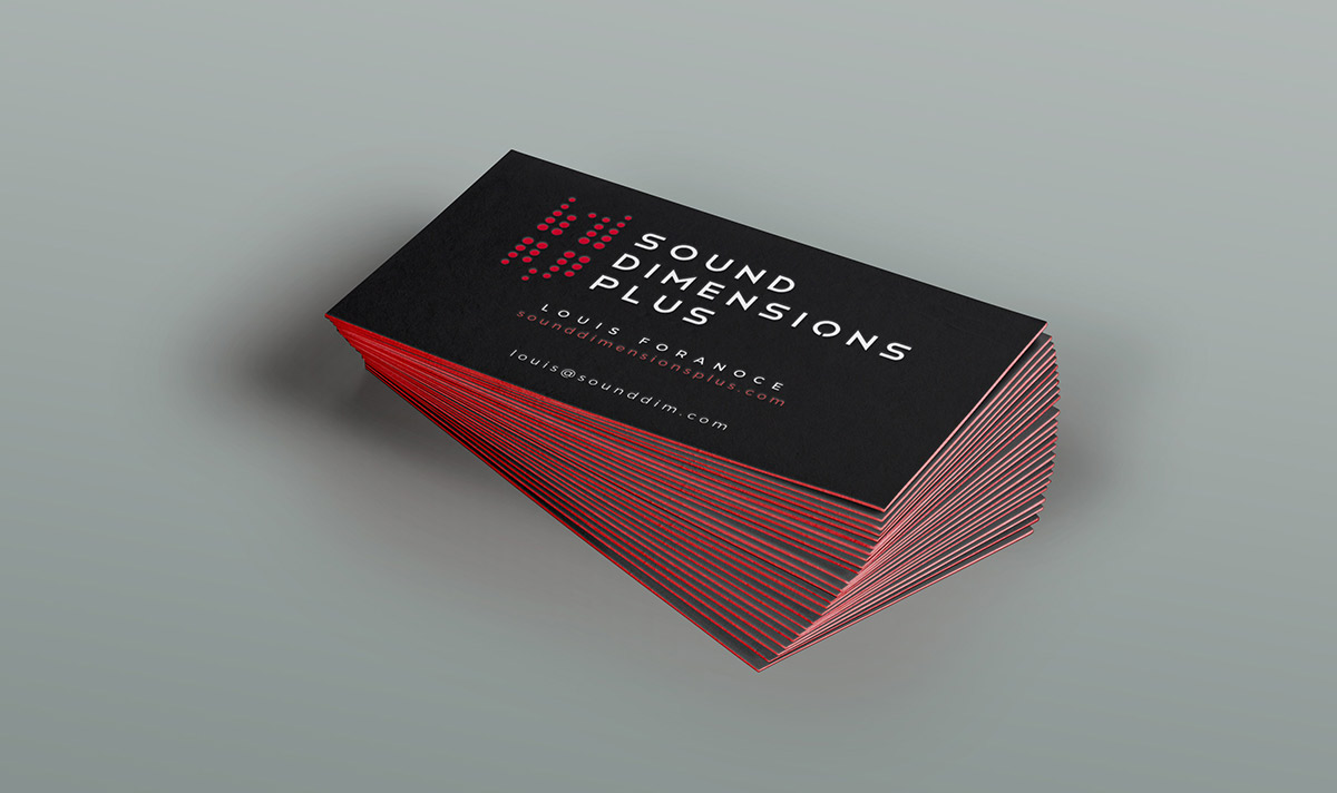 Sound Dimensions Business Cards
