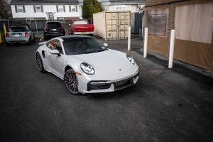 Porsche 911 turbo S parked