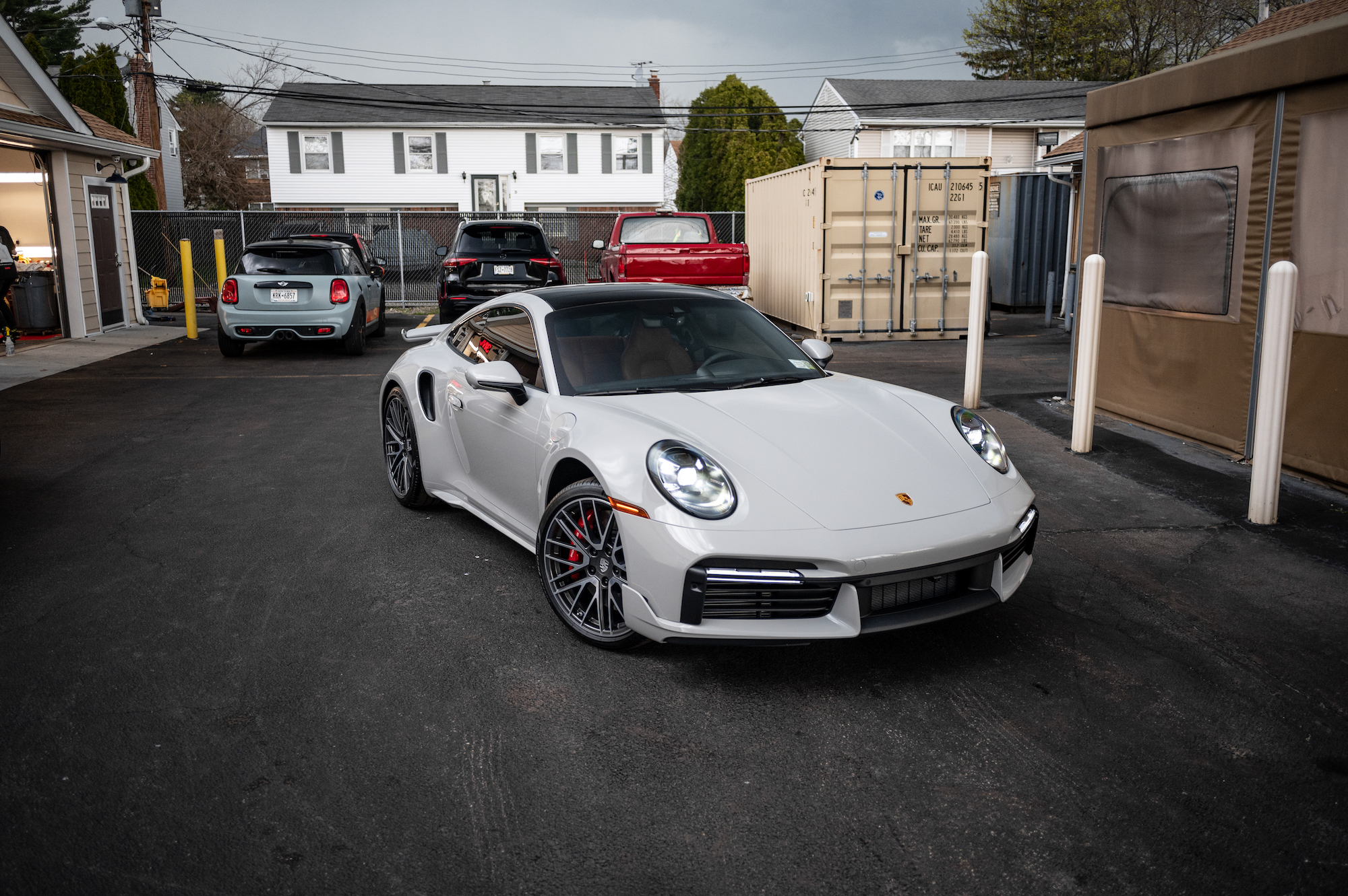 Porsche 911 turbo S parked