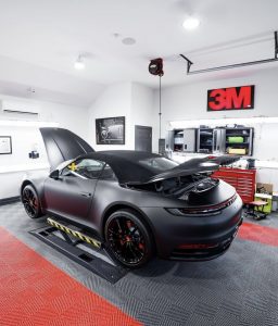 Matte Black Porsche 911 992