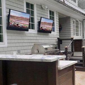 Outdoor TV patio