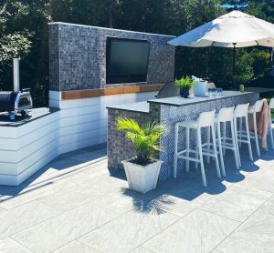 Outdoor TV patio